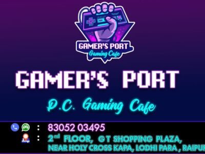 Gaming Internet Café Gamers Port – Raipur, Chhattisgarh, India