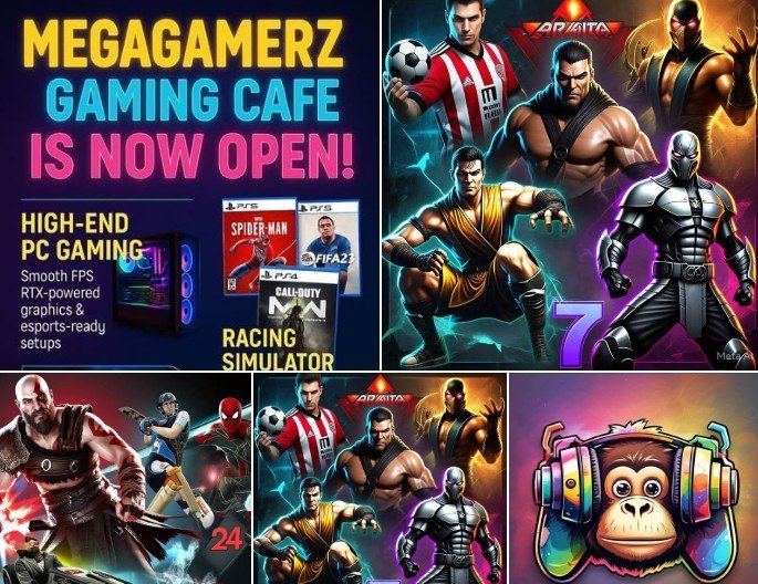 Gaming Internet Café: MegaGamerz – Bengaluru, Karnataka, India